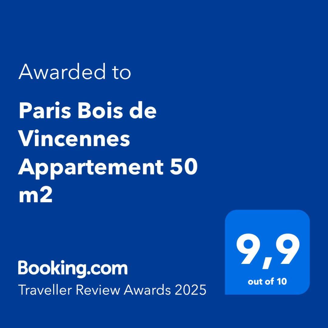 Paris Bois De Vincennes Appartement 50 M2 מראה חיצוני תמונה